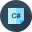  logo de c#